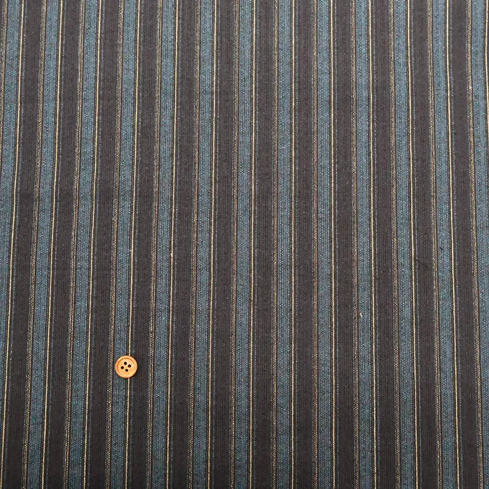 中国製　コットン先染生地　和調ストライプ　太（1h-036-2360-5）