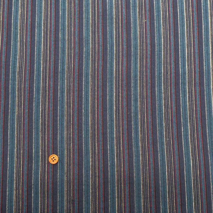 中国製　コットン先染生地　和調ストライプ　細（1h-036-2360-8）