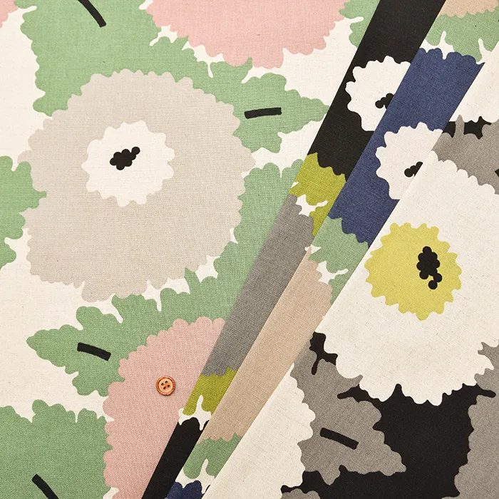 C/Lキャンバスプリント生地　ネーブル