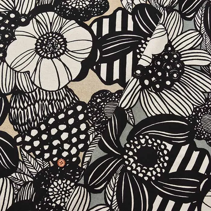 C/Lキャンバスプリント生地　アートフラワー