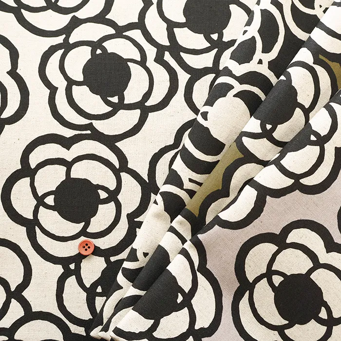 C/Lキャンバスプリント生地　カメリヤ