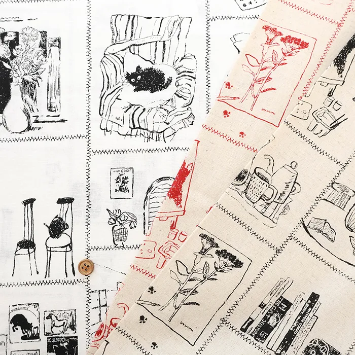 C/Lシーチングプリント生地　インテリア