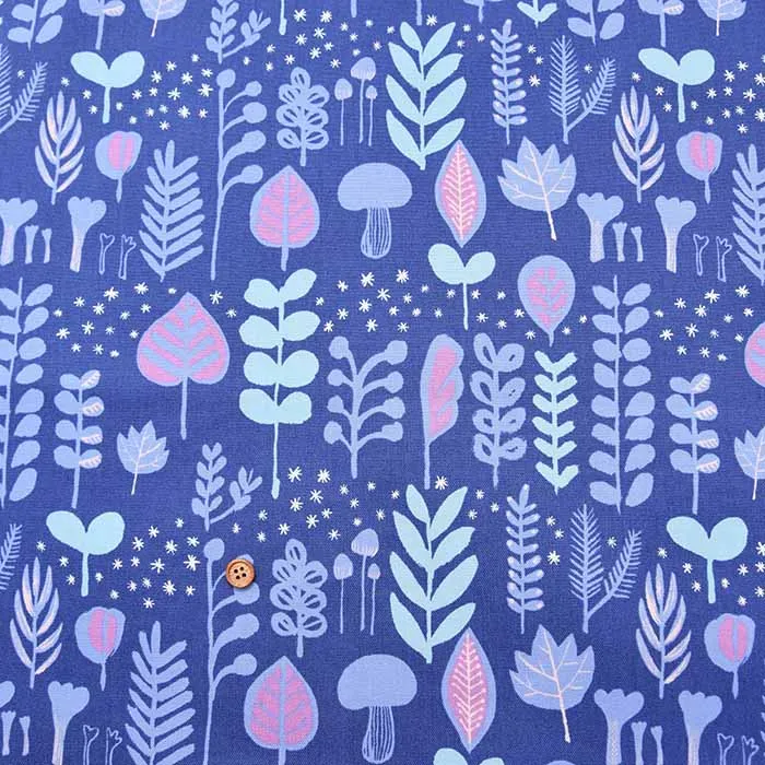 コットンオックスプリント生地 2023S/S Kippis Metsasatu