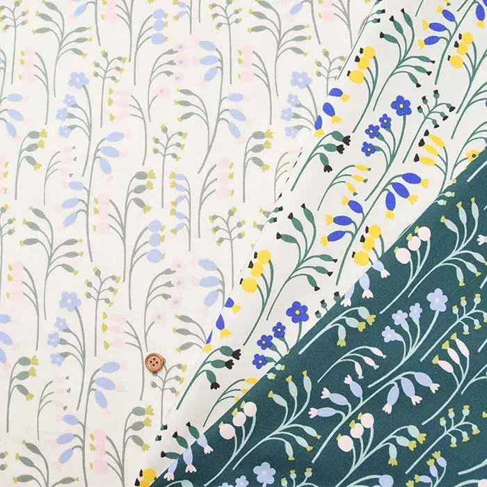 コットンオックスプリント生地 2024S/S Kippis Kedolla