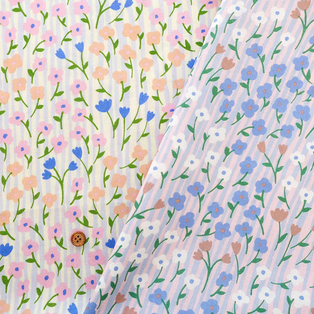 Kippis 2026S/S　コットンシーチングプリント生地　Kukamaa/花園