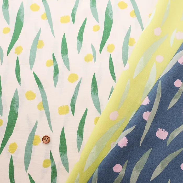 コットンシーチングプリント生地　Kippis Pompom/ポンポン