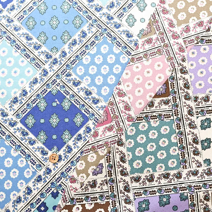 SOULEIADO　2025A/W　コットンシーチングプリント生地　Italienne