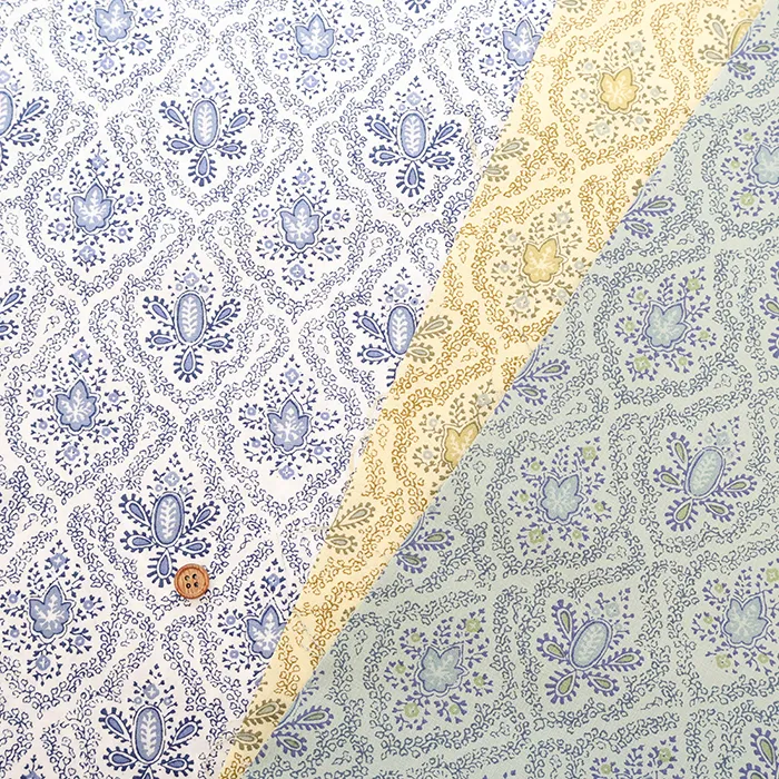 SOULEIADO　コットンシーチングプリント生地　Reves d’ Orient
