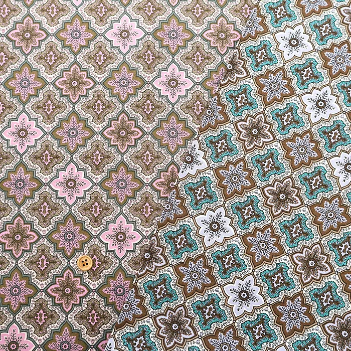 SOULEIADO　2025A/W　コットンシーチングプリント生地　Jahangir