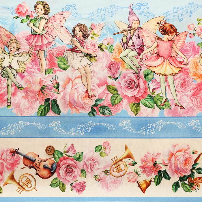 USAコットンプリント生地 Michael miller FLOWER FAIRIES
