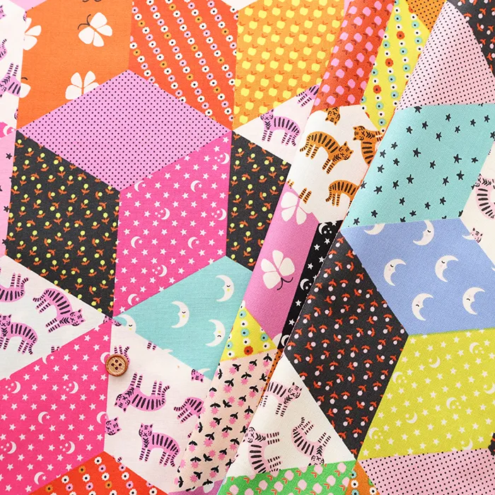 USAコットン　RUBY STAR SOCIETY OOH LUCKY LUCKY TUMBLING BLOCKS