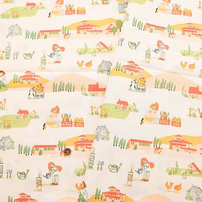 OEKO-TEX認証　Grow&Harvest  “Dahlia's Garden”