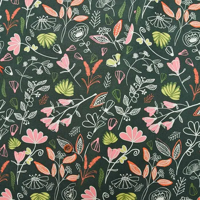 USAコットン　Dew＆Moss　ボタニカル