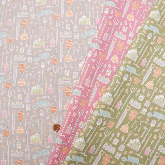 Tilda ティルダ　コットンシーチングプリント生地 Farm Tools