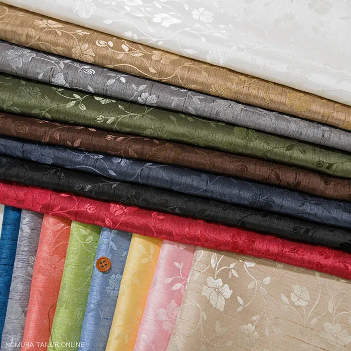 カチオンシャンタンジャガード生地（2-065-203112）