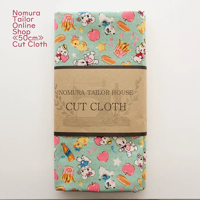 ≪50cmカットクロス≫コットンシーチングプリント生地　プチフレンズ