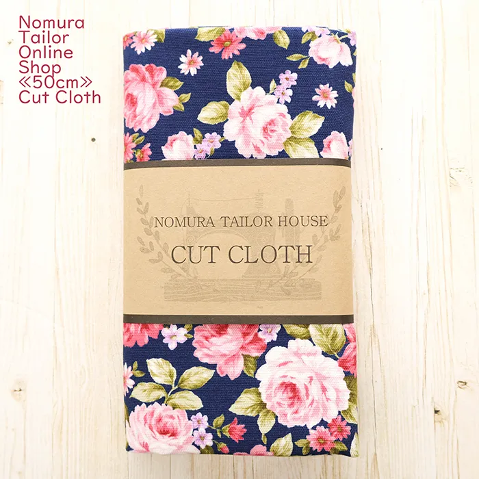 ≪50cmカットクロス≫コットンオックスプリント生地　フラワー