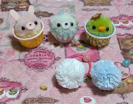 アニマルズ・ポンポンアニマルのカップケーキ