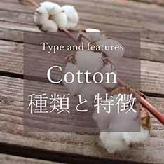 コットンの種類と特徴