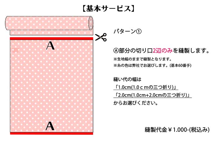 フロシキサイズ用尺