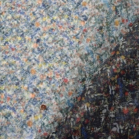 Liberty Fabrics 2023S/S Recycled Polyester Organdie  Heidi Meadow