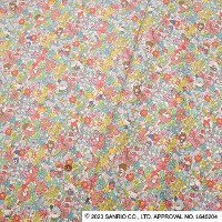 Liberty Fabrics 2024S/S Hello Kitty 50th Anniversary Collection Fruit Grove (ラミネート生地つや消し)