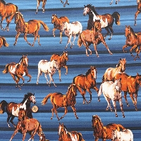 USARbg@WINDHAM FABRICS@Stallions@z[X