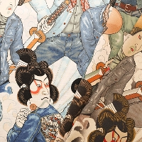 USARbg@V[`Ovgn@ALEXANDER HENRY@denim samurai