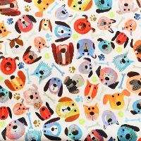 USARbg@WINDHAM FABRICS@DOG FACE