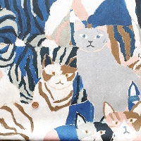 �R�b�g���V�[�`���O�C���N�W�F�b�g�v�����g���n�@NeKoNoe�@Cat Crowd